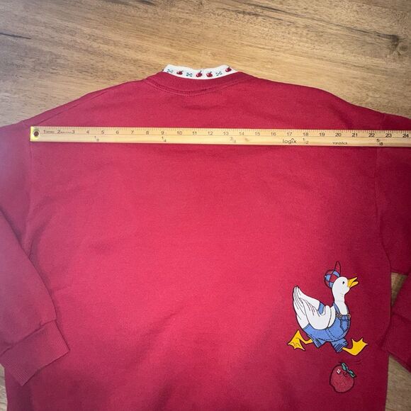 Vintage 80s Duck Duck Goose Stranger Things Nancy Sweatshirt Gopher - Picture 13 of 16